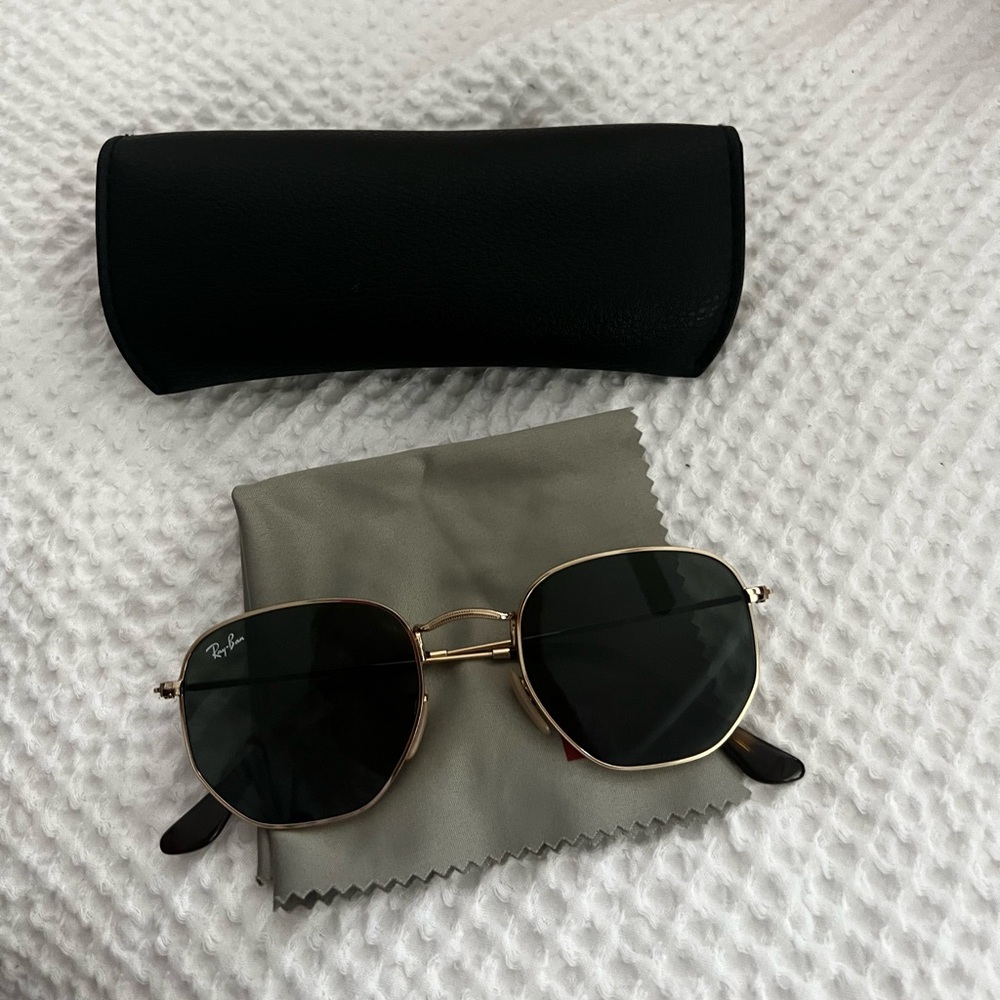 Ray Ban Hexagonal Sunglasses - Picture 3 of 5